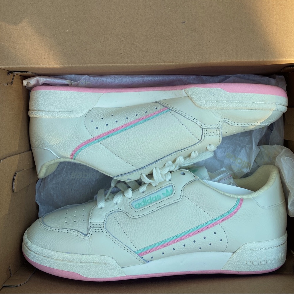 new adidas continental 80M mint / pink